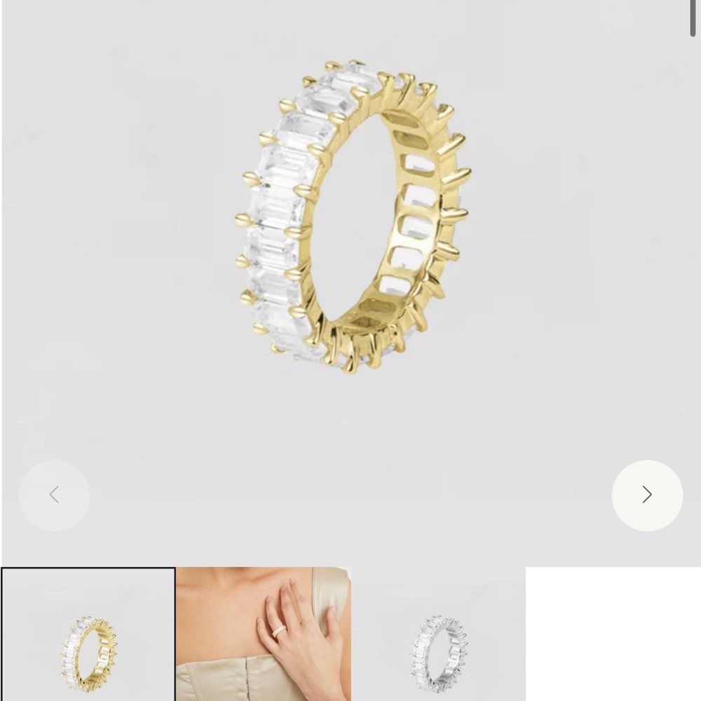 The M Jewelers / The Emerald Cut Pave Ring